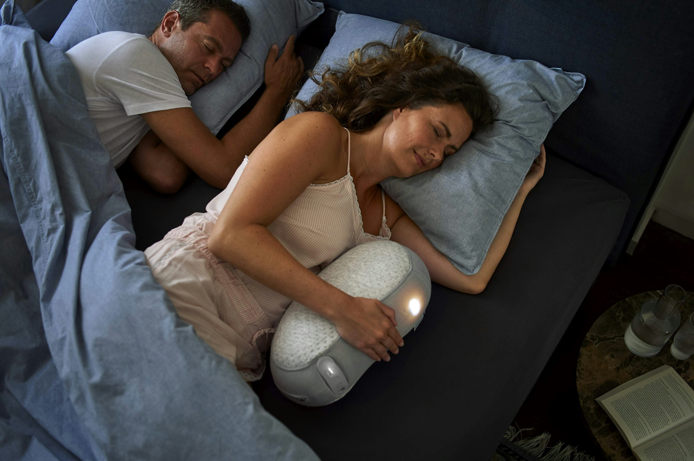 Couple sleeping in bed